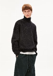 TWEED STRICK-ROLLKRAGENPULLOVER für jedes Geschlecht in