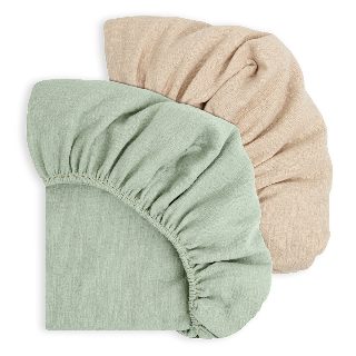 Pack 2 Sábanas Bajeras para Cuna 60x120 y 70x140