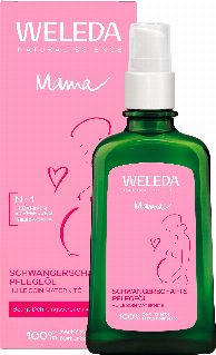 Weleda Schwangerschafts-Pflegeöl - beugt Dehnungsstreifen vor & verbessert die Elastizität der Haut
