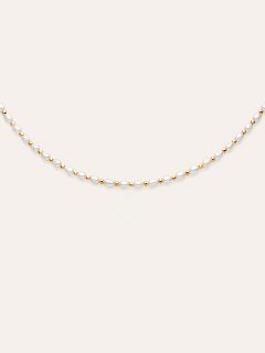 Collar Olympia Acero Baño Oro