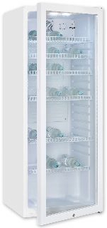 exquisit Getränkekühlschrank »GKS240-GT-160C weiss« 140 cm hoch 54 cm breit Alles auf einen Blick dank Isolierglastür zudem sehr energieeffizient